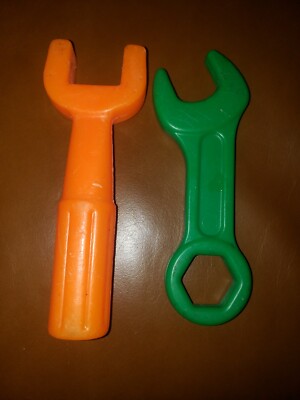 Little Tikes Workbench Green Hex Wrench & Orange Wrench Replacement parts Tool 