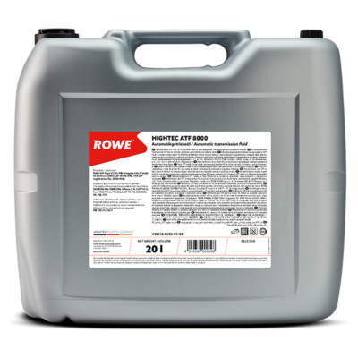 ROWE HIGHTEC ATF 8000 Automatikgetriebeöl 20L für MAN Mercedes Voith ZF Ford