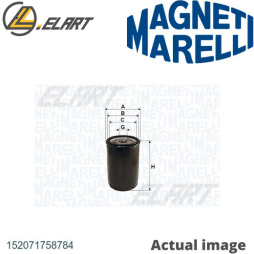 OIL FILTER FOR DODGE JEEP STRATUS II EDZ GRAND CARAVAN EGV EGL MAGNETI MARELLI - Picture 1 of 7