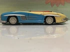 2182A - Vintage Bandai Japan Tin Friction Two Tone Convertible Mercedes Mark II