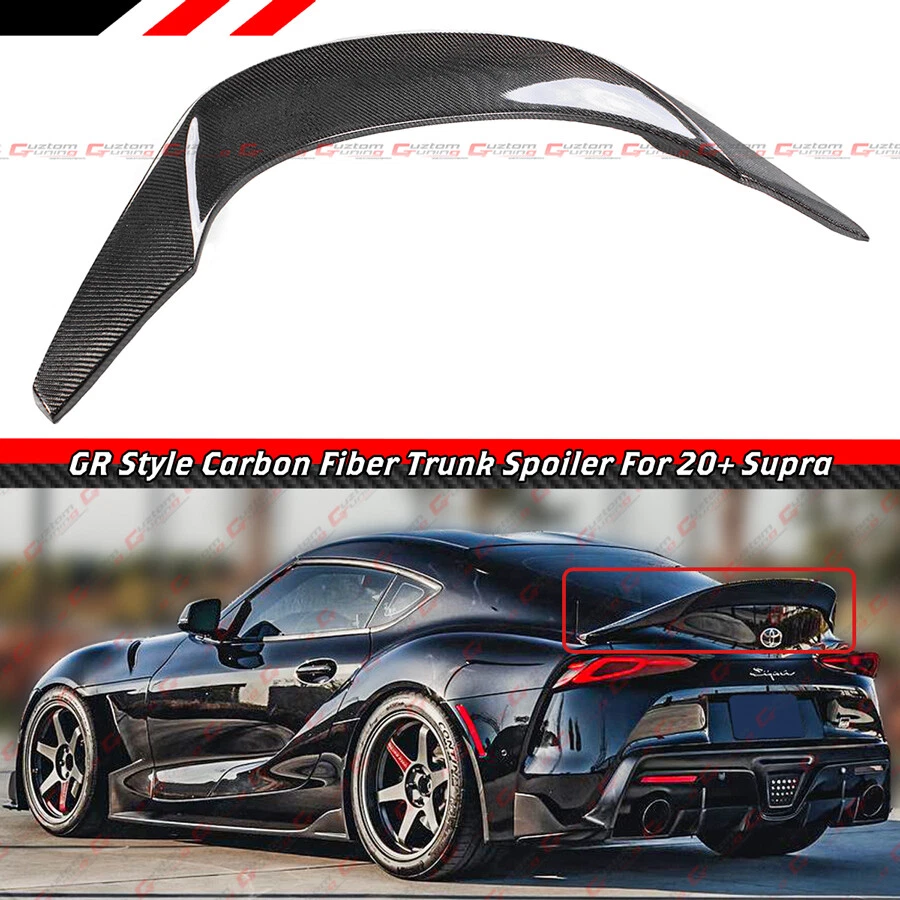 PARA TOYOTA SUPRA A90 A91 GR 20-24 ESTILO FIBRA DE CARBONO ALERÓN MALETERO HIGHKICK Foto 2 de 4