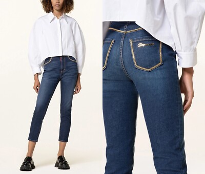 DSQUARED2 7/8-Jeans, Elastische Baumwolle, Gr.M (DE 38, IT 44), Neu mit Etiketts