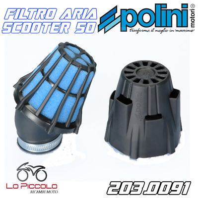 Filtro Aria WOOSTAR 35mm Per Scooter 50cc-125cc - Carburatore PZ16/PZ19/PZ22