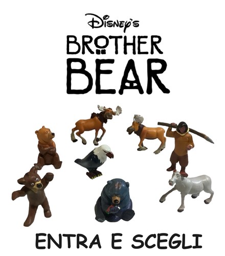 DISNEY PICTURES KODA BRUDER BÄR BROTHER BEAR GUMMIFIGUREN 4/6,5 CM - Bild 1 von 10