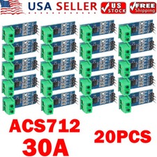 20PCS New Design 30A Range Current Detect Sensor Modules ACS712 For US