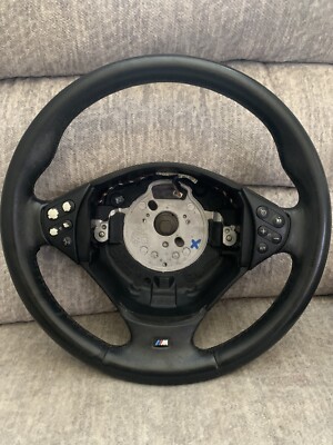 2001 -2006 BMW OEM E39  E46  E38 M3 M5 Multifunction M Tech Sport Steering Wheel