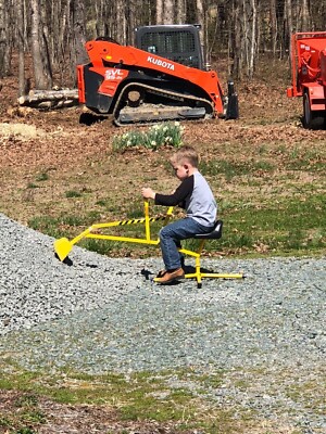 Sand Pit Sandbox Crane Grave Digger GLACER Kids Sand Digger With