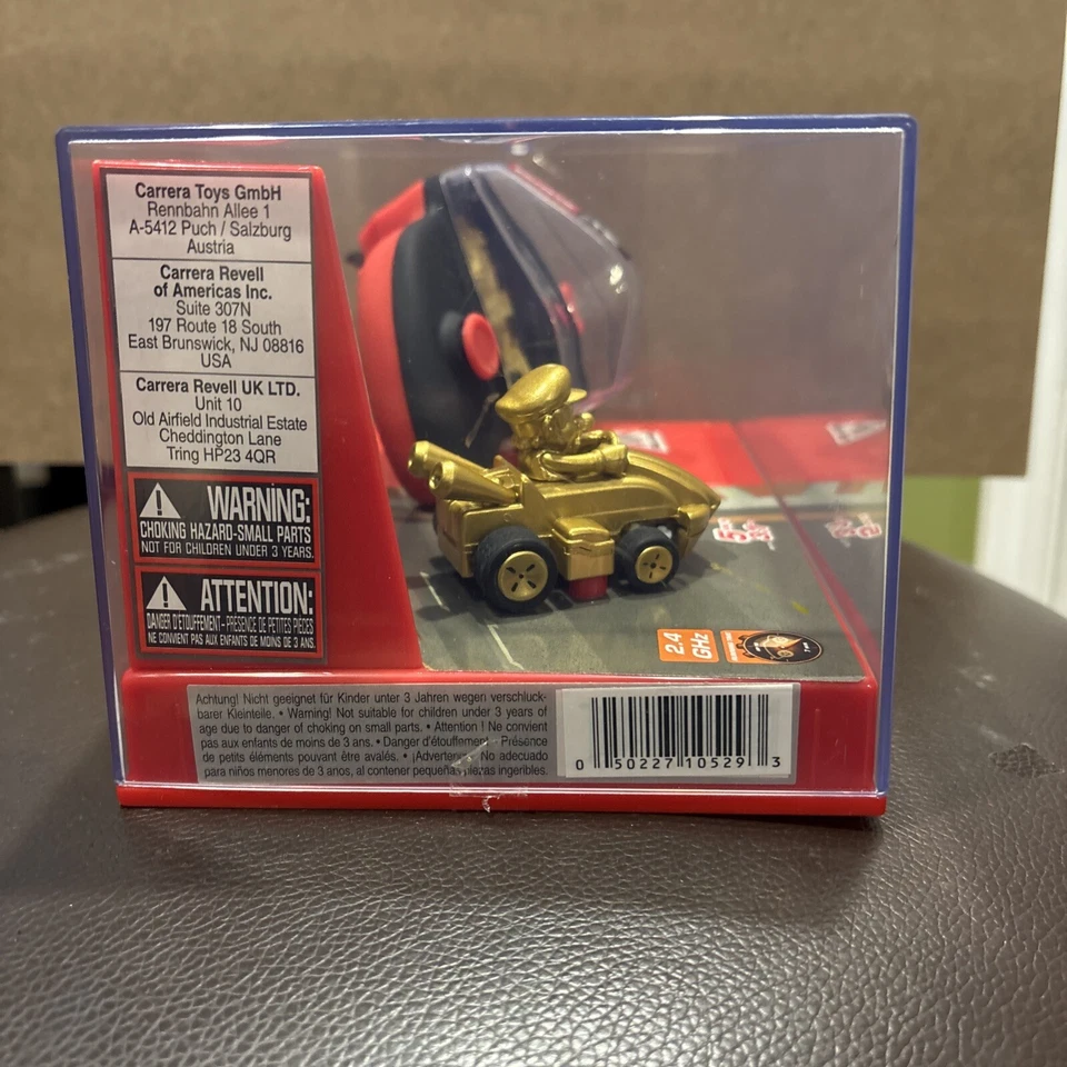 Nintendo Mario Kart Carrera Radio Remote Control Mini 1:50 Car MARIO GOLD ~ New - Image 4 of 4