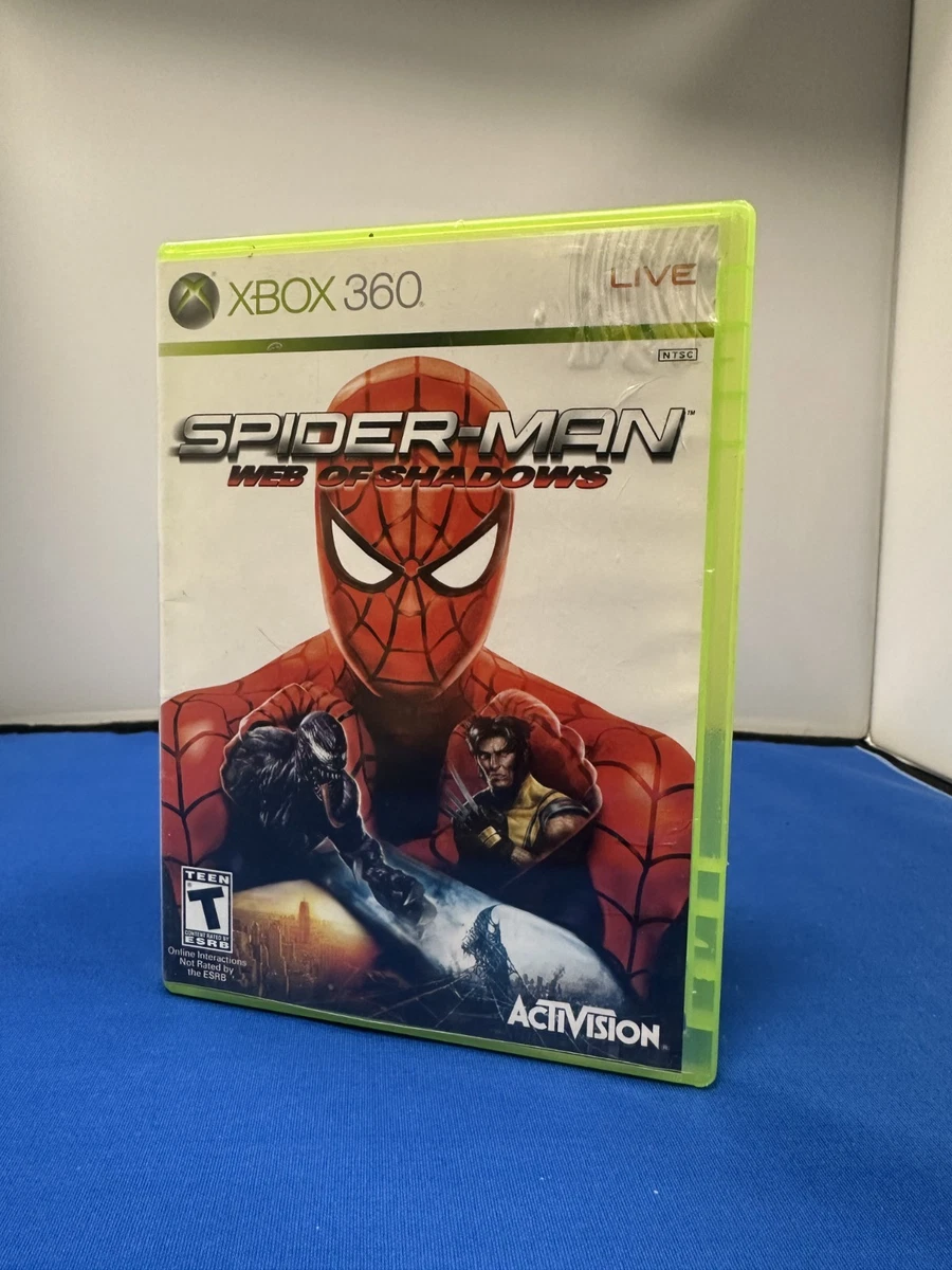 Spider-Man : Le Règne Des Ombres Sur Xbox 360 - Bon état, Complet, PAL - Jeu D'action/aventure