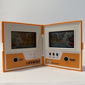Nintendo Game & Watch 1983 Lifeboat Handheld Game Tested Working Console