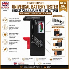 Universal Battery Tester Checker AA, AAA, 9V PP3, 1.5V Am