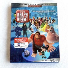 Disney's Wreck It Ralph Breaks The Internet Blu-ray  DVD  Digital NEW SEALED