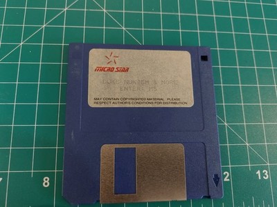 Duke Nukem Game Vintage Micro Star Software Computer Game 3.5 Floppy