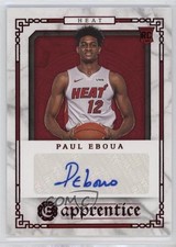 2020 Panini Chronicles Excalibur Apprentice Signatures Red Paul Eboua Auto 1b9i