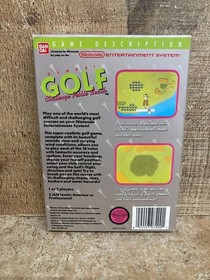 Bandai Golf Pebble Beach Nintendo NES Video Game - New Open Box