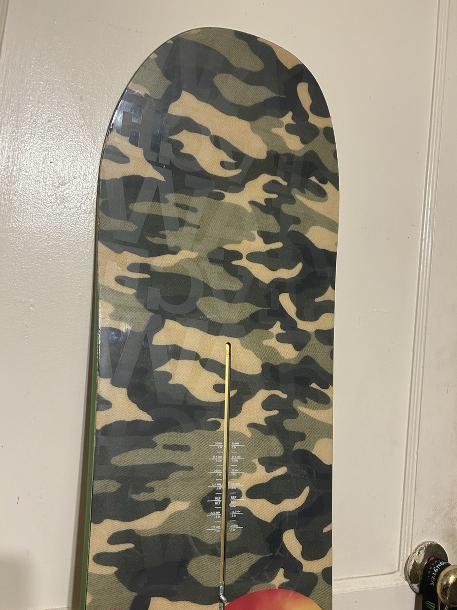 バートン　BURTON レーション RATION 155cm Burton LOVE 155cm Snowboard Camo Tie Dye Rare Classic Collector