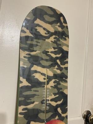 Burton LOVE 155cm Snowboard Camo Tie Dye Rare Classic Collector