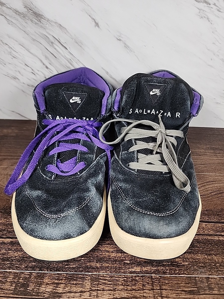 ☆ ~Nike SB Zoom Omar Salazar Black Sneakers Suede 386612 001