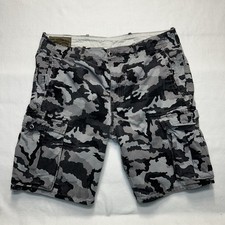 Levi's Men's W36 Cargo Pants Gray Camo White Tab Metal Button Gorpcore 6-Pocket