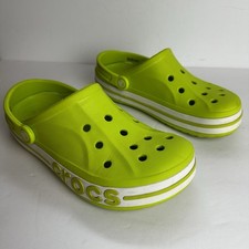 Crocs Crocband Clogs Women's Size 11 or Men's 9 Shoes Waterproof Lime Green