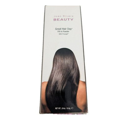 Joan Rivers Beauty Great Hair Day Fill-In Powder Dark Brunette New in Box