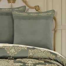 New J. Queen New York EURO SHAM Pillow sham Soprano Green