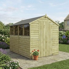 8 x 8 Wooden Summerhouse Shiplap Tongue and Groove Pent Roof 8ft x 8ft Waltons