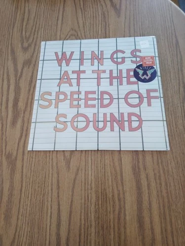 Wing Wings At The Speed of Sound Sealed Lp Paul McCartney PC37409 With Hype