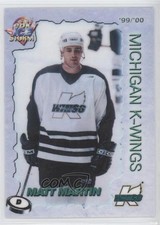 1999-00 ebk Michigan K-Wings 992/1000 Matt Martin #11 9jq