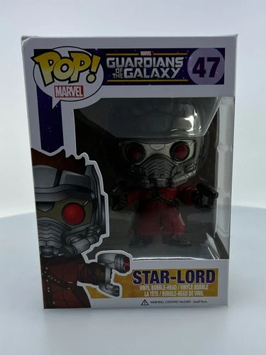 Funko POP! Marvel Guardians of the Galaxy Star-Lord #47 Vinyl Figure DAMAGED BOX