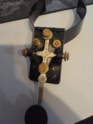 Winslow KY-116/U Vintage CW Morse Code Telegraph J-37 Thigh Leg Mount Keyer