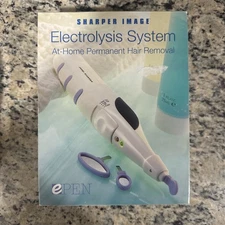 SHARPER IMAGE Cordless E-Pen Electrolysis System Home Permanent Hair Removal U92