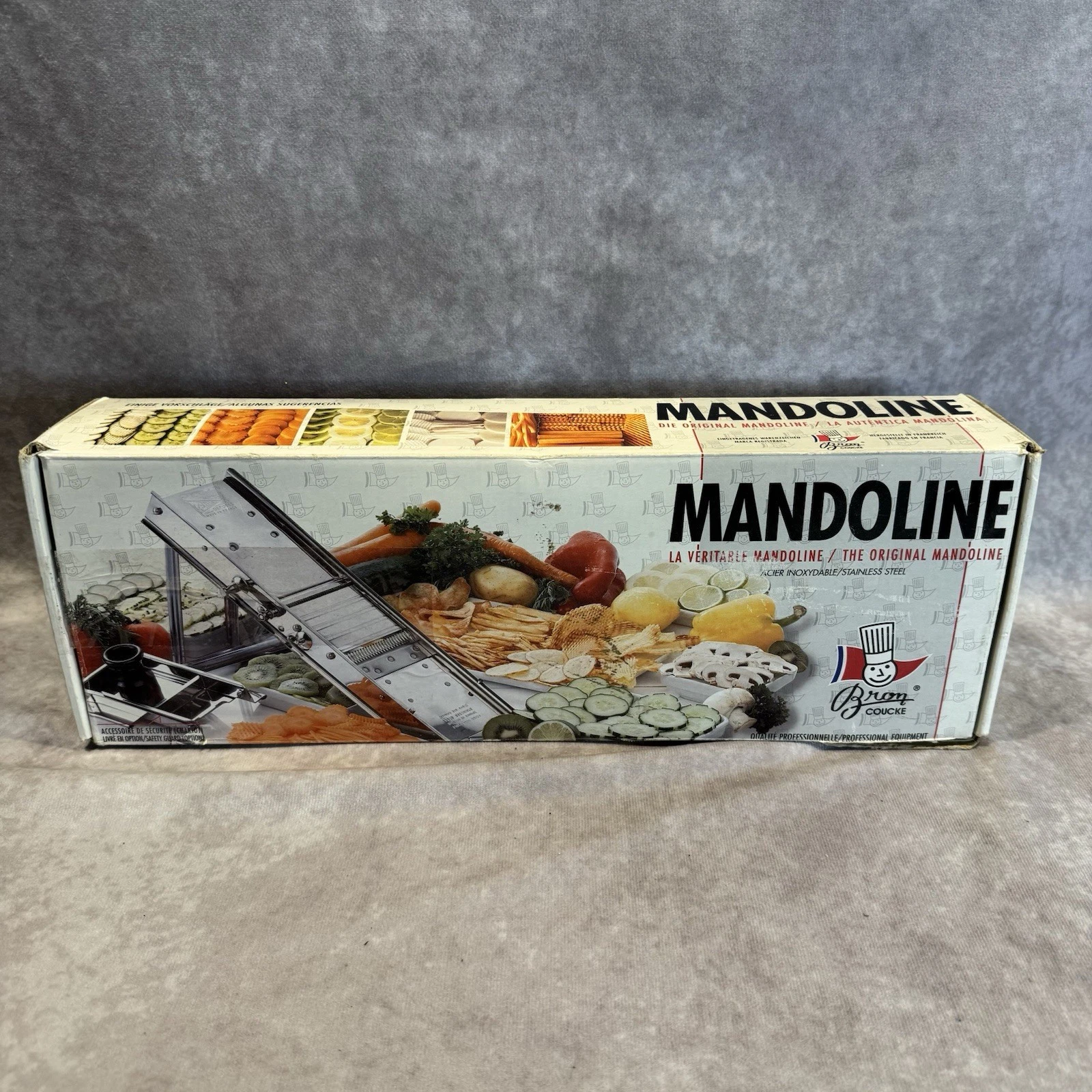 Bron Coucke Professional Stainless Steel Mandoline Slicer Model 20644CHB France