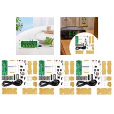 DIY Digital Clock Kit Alarm Clock Soldering Practice Kit Compact with Acrylic
