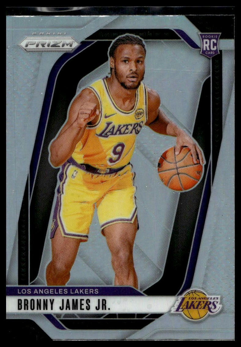 2024-25 Panini Prizm #243 Bronny James Jr. Prizms Silver RC