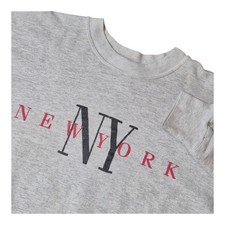 VTG Hanes Made in USA NY New York Graphic Sweatshirt Crewneck Pullover Adult XL