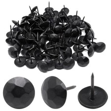 100pcs Upholstery Tacks, Decorative Nails Thumb Tacks Metal Upholstery Nails ...