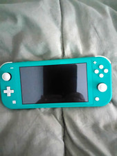 Nintendo Switch Lite Console,Carry Case And Charger Turquoise WORKING AND TESTED