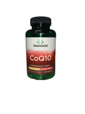 Swanson CoQ10 Capsules, 200 mg, 90 Count (D1)