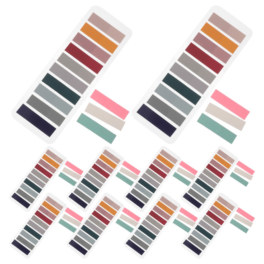  10Pcs Sticky Index Tab Writable: Colorful Sticky Tabs for Notebooks Page