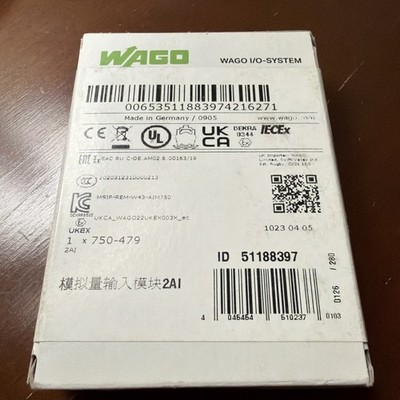 Wago 750-479 Analog Input Module