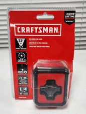 Craftsman Red Cross Line Laser Model Number: CMHT77629 NEW Damaged Package