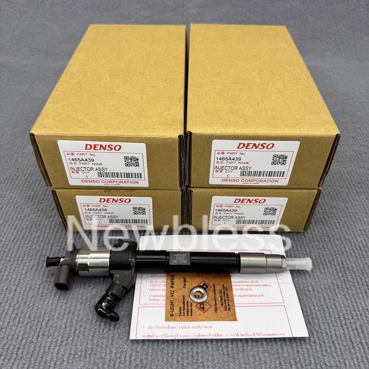 4Pcs 1465A439 Fuel Injector 295050-1760 For DENSO Mitsubishi L200 Triton 4N15