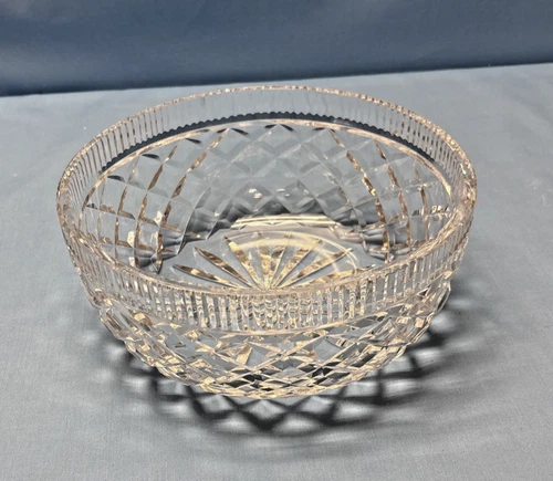 Waterford Crystal Killeen cut Glass Bowl 8” Vintage Discontinued