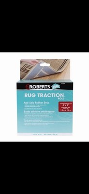 Roberts Rug Traction Non-Slip Rug Pad Gripper   New Damaged Box