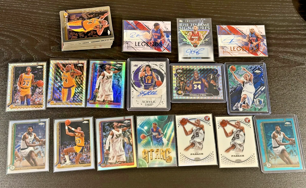25+ Basketball Serial Numbered Sports Trading Cards & Accessories