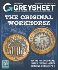 September Greysheet Publication -  Wholesale US Coins Price Guide 2026