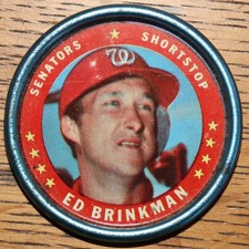 1971 Topps Baseball Coins Ed Brinkman
