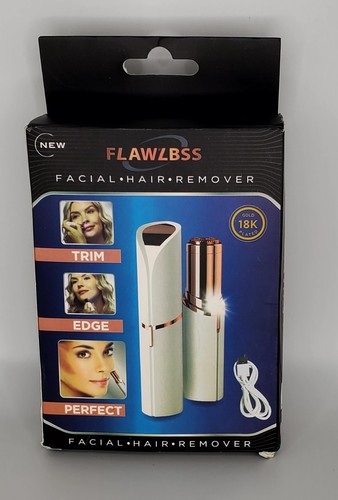 Finish Touch Facial Hair Remover 18K Gold Plated Flawless White/Gold Tone New
