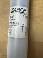 Sabre Tools 5/8 Inch SDS MAX Ground Rod Driver Bit for use with Rotary Hammer